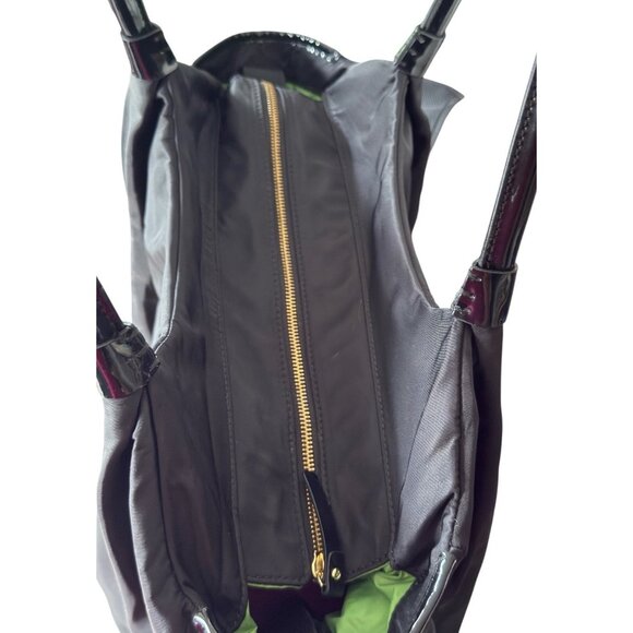 Kate Spade New York Stevie Black Nylon Double Handle Zipper Closure Diaper Bag - Picture 9 of 14